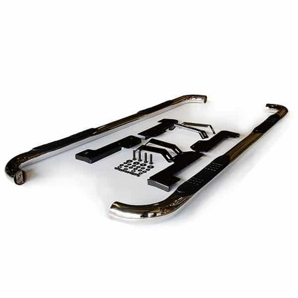 Eagle Manufacturing 3″ Round Side Bars (Stainless) – Ford 15-24 F-150 / 17-24 SuperDuty (Super Crew)