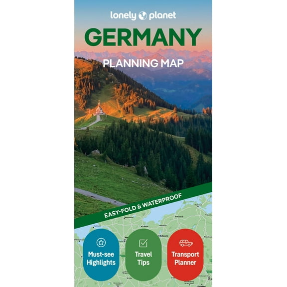Map Lonely Planet Germany Planning Map, (Paperback)