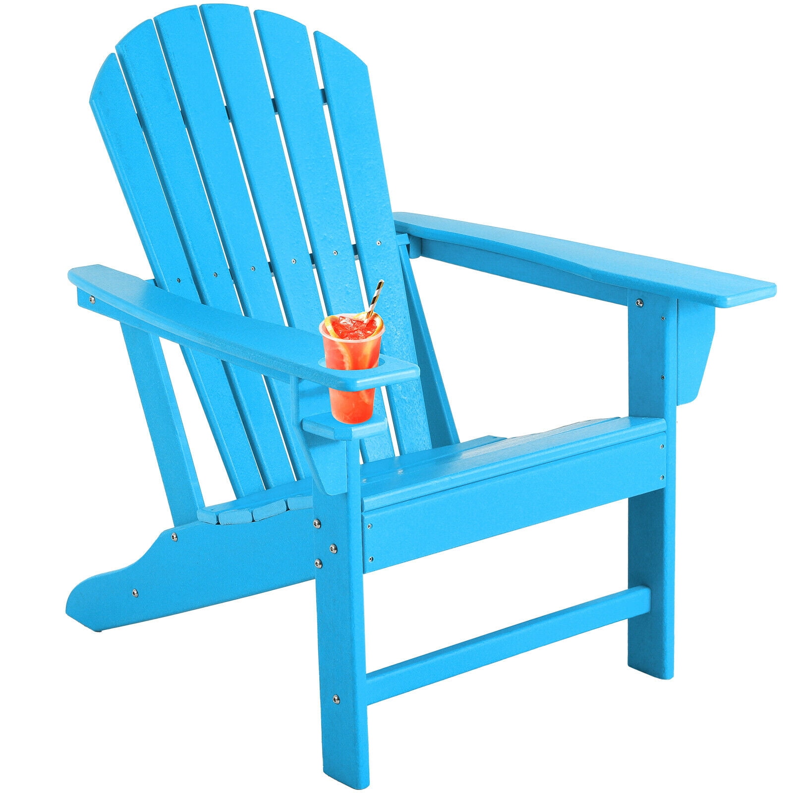 Pirecart Outdoor Adirondack Chair Weather Resistant Plastic Fire Pit