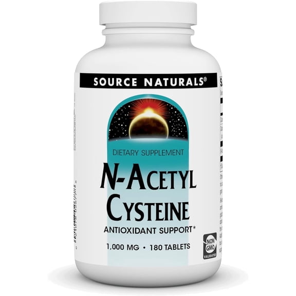 Source Naturals N-Acetyl Cysteine 1000 mg 180 Tablets