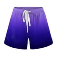thumbnail image 4 of Shorts for Women Summer Casual Elastic Drawstring Elastic Waist Lightweight Loose High Waisted Short with Pockets S-2XL, 4 of 4