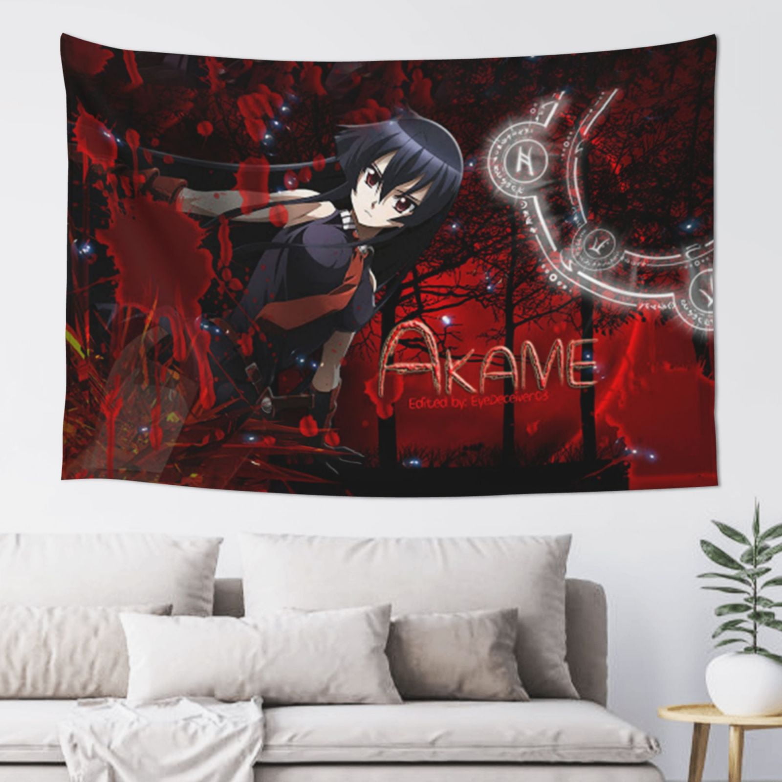 Akame Ga Kill Tapestry Wave Wall Hanging Home Decoration Wall