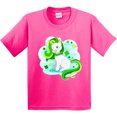 thumbnail image 3 of Inktastic St. Patrick's Day Unicorn with Four Leaf Clovers Youth T-Shirt, 3 of 5