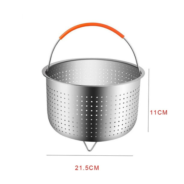 Steamer Basket for Instant Pot Accessories 3 Qt Only Stainless Steel Steam Insert with Premium Handle for 3 Quart Pressure Cookers Vegetables Eggs Meats etc Walmart