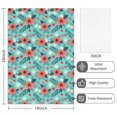 thumbnail image 2 of 2 Pcs Pioneer Flower Floral Print Pattern Kitchen Towels, Funny Microfiber Dish Towel Set, 18" X 26" Tea Towels, 2 of 6