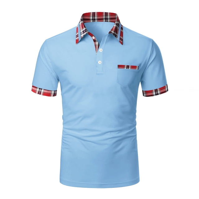 Dvkptbk Mode Hommes Hiver Fermeture Éclair Hauts Décontractés Manches Courtes Col Rabattu Blouse Chemise en Liquidation