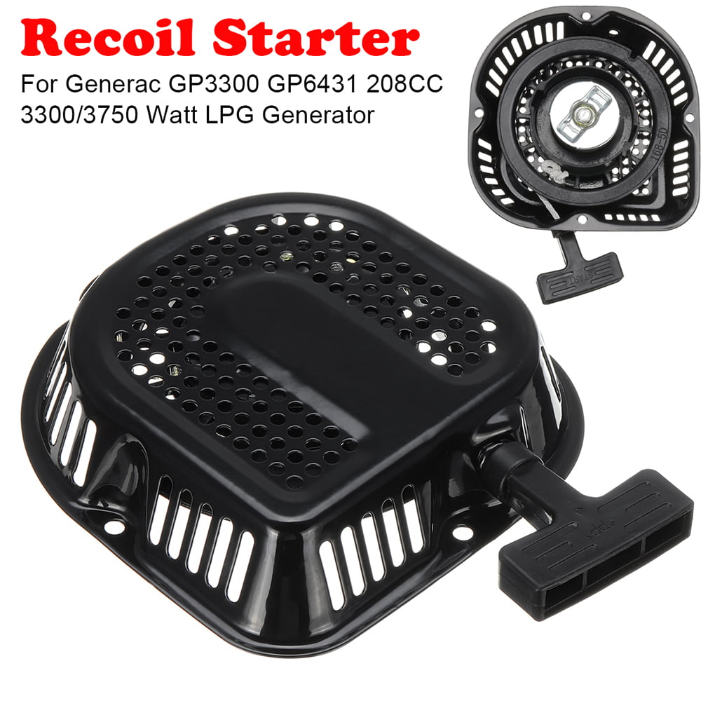 Recoil Starter Assembly For Generac GP3300 Model 6431 3300 3750 Watt 208CC LPG