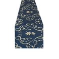 thumbnail image 4 of MKHERT Blue gold pattern Table Runner for Kitchen Wedding Party Home Decor 14x72 inch, 4 of 4