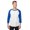 White/ Royal, variant on Jerzees Adult 5.2 oz., Premium Blend Ring-Spun Raglan Baseball T-Shirt - 560RR