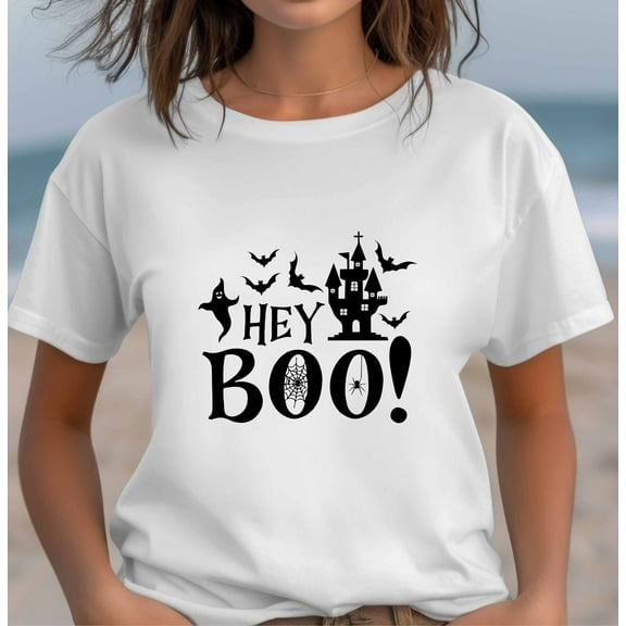 Hey Boo T-shirt,Halloween Tshirt,Trick or Treat,Fall Teacher Shirt,Halloween Costume, Halloween Party, Halloween, Ghost Shirt,Fall Tee Shirt