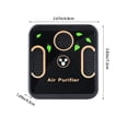 thumbnail image 3 of VBXOAE Portable Air Purifier for Home Bedroom Bathroom Kitchen USB Powered Compact Deodorizer with Adjustable Fan Speed Low Noise 360° Purification Technology Suit Family and Office Mates, 3 of 9