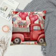 thumbnail image 2 of Nawypu Buffalo Plaid Valentines Day Pillow Covers Valentines Day Decor for Home Polka dot Red Love Heart Truck Valentine Pillows Decorative Throw Pillows Valentines Day Decorations Beige, 2 of 5