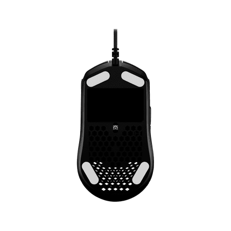HyperX - Pulsefire Haste Lightweight Wired Optical Gaming Right-handed Mouse with RGB Lighting - Black and black