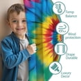 thumbnail image 3 of Blackout Kids Curtains,Colorful Tie Dye Mandala Pattern Childrens Insulated Curtains Set Of 2,Bedroom Essentials,Toddler Room Decor 42"x54", 3 of 5