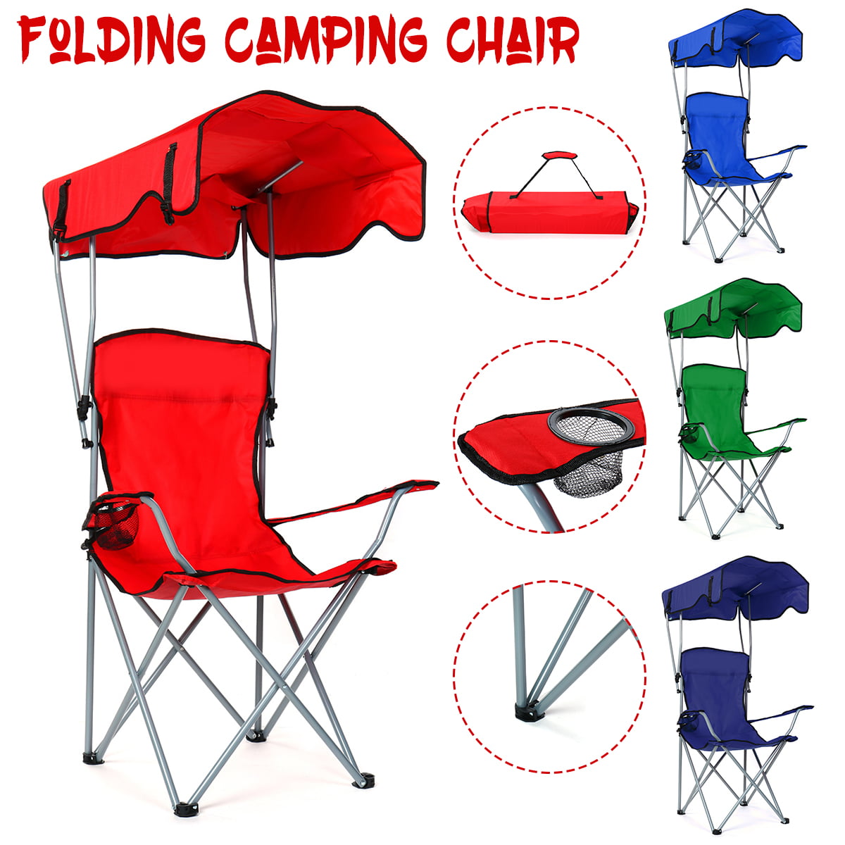 Outdoor Freestyle Rocker Portable, Portable Rocking Chair With Canopy