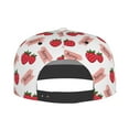 thumbnail image 4 of Balery Baseball Cap Flat Bill Hats for Men Adjustable Size for Running Workouts and Outdoor Activities All Seasons Dad Hat(Strawberry ), 4 of 9