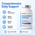 thumbnail image 5 of Lilymoon Nerve Support Complex Capsules for Mental Balance, 120 Count, 5 of 9