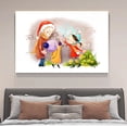 thumbnail image 4 of Póster de lienzo con dibujo de niños en la pared, decoración de dormitorio, paisaje deportivo, decoración de oficina, regalo, estilo marco, 20 x 30 cm, 4 of 8