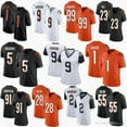 thumbnail image 2 of Ja'Marr Chase Joe Burrow Football Jersey Cam Taylor-Britt Tee Higgins Evan McPherson Joe Mixon Germaine Pratt Sam Hubbard Logan Wilson Trey Hendrickson Jake Browning, 2 of 7