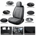 thumbnail image 2 of Car Seat Covers Full Set Custom Fit for Suzuki Swift 2011-2024 - Premium Faux Leather Auto Protectors with Waterproof, Breathable, Anti-Slip Car Seat Protectors (BlackGray,Full Set), 2 of 8