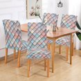 thumbnail image 2 of Yayeee 2 Pack Dining Chair Covers Stretch Parson Chairs Slipcovers Seat Protector, Red Art Pattern, 2 of 6