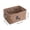 Brown, variant on Foldable Fabric Storage Basket with Sturdy Wire Frame, Large Multi-Purpose Clothing and Toy Bin, Decorative Household Miscellaneous Organizer with Handles