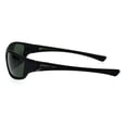 thumbnail image 3 of Xloop Mens Polarized Lens Classic 90s Warp Carbon Fiber Print Sport Sunglasses Green, 3 of 4