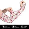 thumbnail image 3 of Uemuo Rose Flowers Printed Arm Sleeves, Cooling UV Sun Protection Sports Compression for Men/Women, 3 of 8