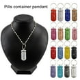 thumbnail image 3 of YIEMEEN Medicals Pendnat Necklace Pills Holder Sturdy Alloy Charm Practical and Portable Waterproof Storage Pendant Daily Use, 3 of 20