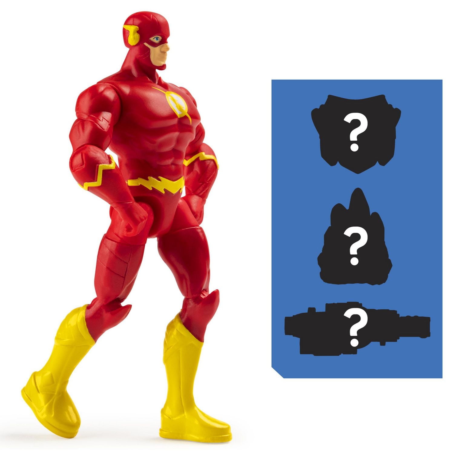 DC Comics, 4-Inch THE FLASH Action Figure with 3 Mystery Accessories, Adventure 2