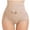 Beige1, variant on High Waist Tummy Control Shapewear Panties Anti Roll Down 4 Steel Bone Body Shaper For Pilates Yoga(Beige2-Xxxl)