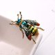 thumbnail image 3 of Broche de cristal de lujo, joyería para mujer, ropa, broches, accesorios (abeja-B) JM, 3 of 5