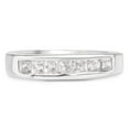 thumbnail image 3 of Malaika QR2023WSAPH-SSR-8 1.05 Carat Genuine White Sapphire 0.925 Sterling Silver Ring, 3 of 3
