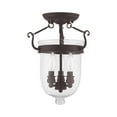 thumbnail image 5 of Livex Lighting Jefferson Ceiling Mount in Bronze, 5 of 8