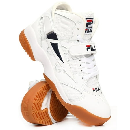 Fila Mens Spoiler Small Logos Sneaker, Adult, White/White/Gum, 11.5 D(M ...