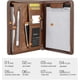 thumbnail image 5 of Leather Folder Business Conference A4 Portfolio Folder Padfolio Noted Case For Work School, 5 of 5