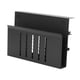 thumbnail image 2 of Soporte para ordenador portátil debajo del escritorio, organizador de almacenamiento lateral, abrazadera de aleación de aluminio en estante de escrito Negro, 2 of 9