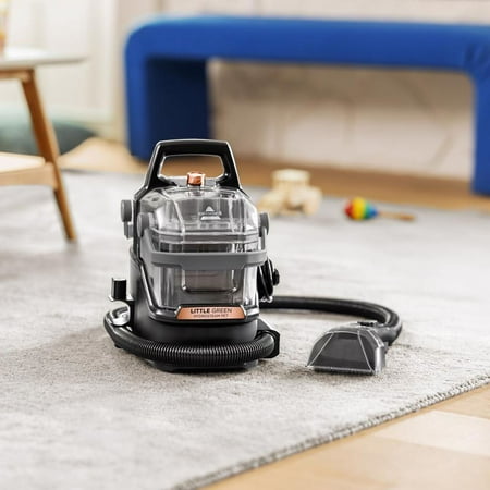 BISSELL - Little Green HydroSteam Pet Corded Portable Deep Cleaner - Titanium with Copper Harbor accents
