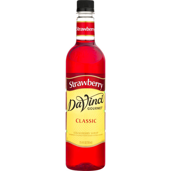 DaVinci Gourmet Classic Syrup, Strawberry, 750ml