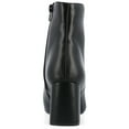 thumbnail image 4 of Journee Womens Haylinn Inside Zip Block Heel Booties, Widths Available, 4 of 10