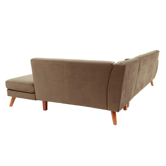 Newboti Furniture SECTIONAL - 2PC in Black Faux Leather 38768