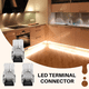 thumbnail image 5 of 20 conectores de tira LED de 2 pines, conector de terminal LED de 8 mm a prueba de agua para tira de luz LED WS2811 WS2812B, 5 of 8