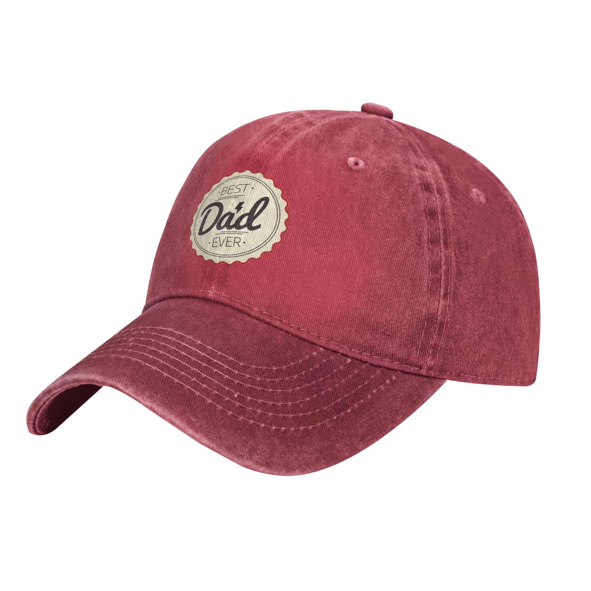 ZICANCN BEST DAD EVER Adjustable Baseball Cap Women Hats for Men