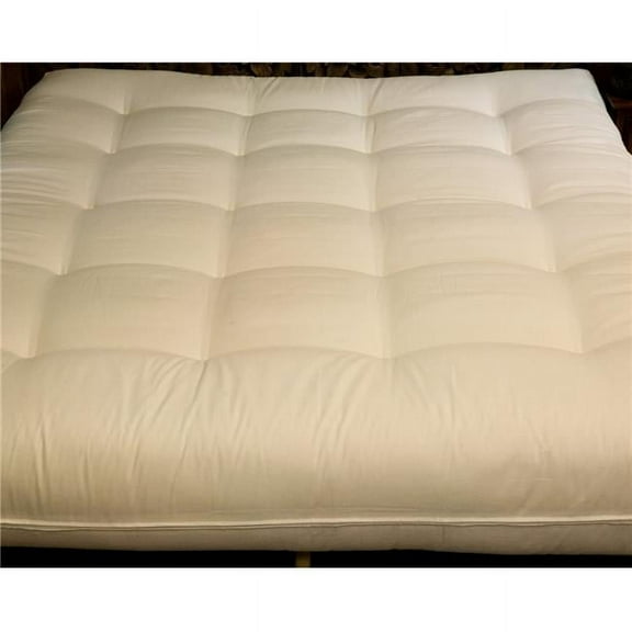 Twin Size Luxury with Wool Futon Mattress - Mattress Only