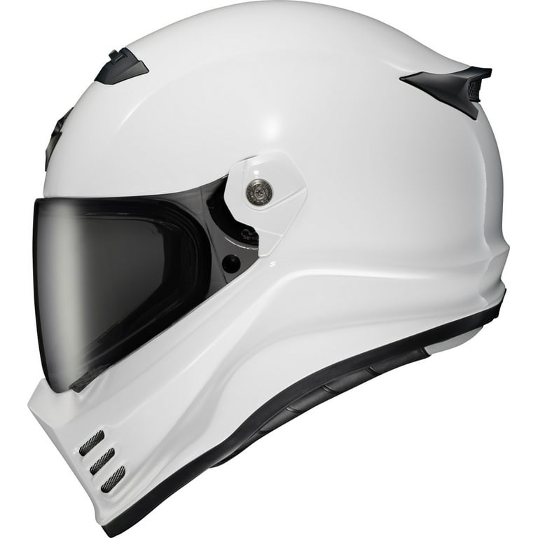 Scorpion EXO Covert FX Motorcycle Helmet Gloss White XXL Walmart