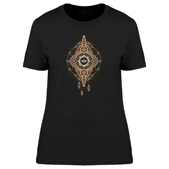 Golden Geometry Graphic Tee Women's -Image by Shutterstock