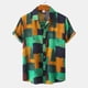 thumbnail image 4 of Camisas de diseñador para hombre con estampado de rayas, camisas de gran tamaño para verano 2024, para viajes, playa, Hawái, estilo hawaiano, informal, estilo Harajuku, camisa masculina, 4 of 5