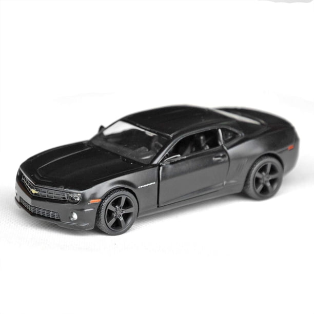 Tianmei Escala 1:32 Supercar Styling Aleación Die-Cast Car Modelo Colección Decoración Adornos Niños Juegan Vehículos Juguetes con Acción de Retroceso y Puertas Abiertas (Camaro - Negro)