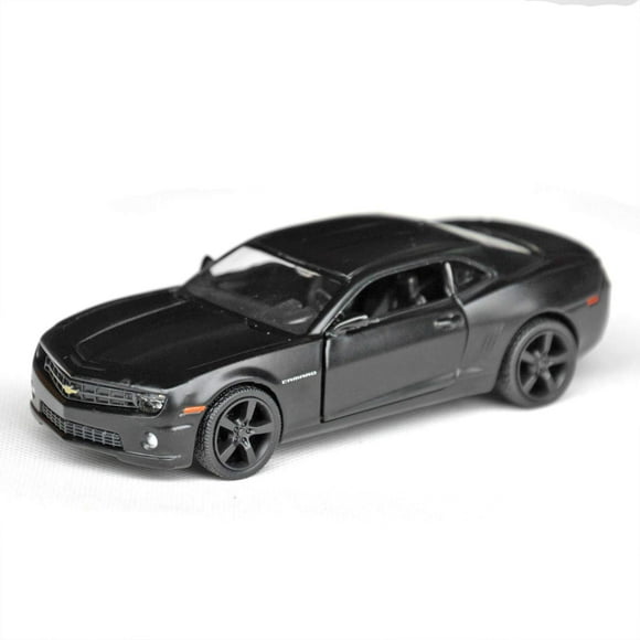 Tianmei 1:32 Scale Supercar Styling Alloy Die-Cast Car Model Collection Decoration Ornaments, Kids Play Vehicle Toys with Pull Back Action and Open Doors (Camaro - Black)