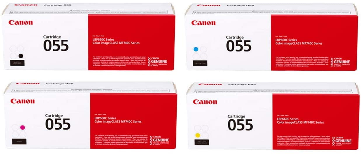 Canon 055 | Canon Laser Toner – Black, Cyan, Yellow, - Walmart.com